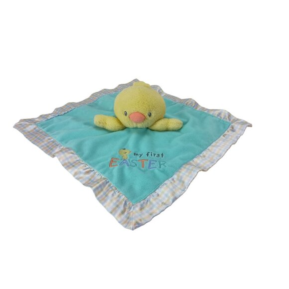 Magic Years My First Easter Chick Duck Baby Rattle Secrity Blanket Lovey 12" - Picture 4 of 9